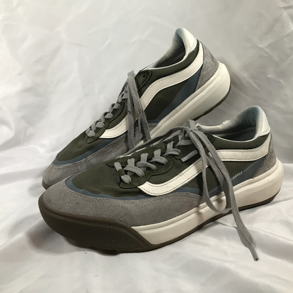 Vans UltraRange EXO 721356 Gray/White Lace Up Sneakers Mens US 12 EU 46 UK 11
